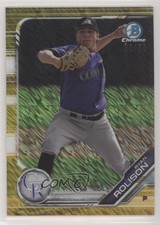 2019 Bowman Chrome Prospects Gold Shimmer Refractor 36/50 Ryan Rolison 1h5