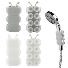 4pcs Silicone Shower Head Holder, Universal Relocatable Shower Head Suction C...