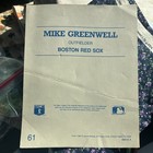 BOSTON RED SOX 8X10 COLOR PHOTO - MIKE GREENWELL OUTFIELDER 1989 — photo 7