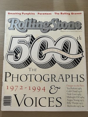 Rolling Stone Australia #500 September 1994 - Special Souvenir Issue *