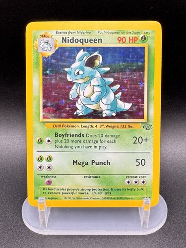 Pokémon TCG | Nidoqueen Jungle Card 23/64 Unlimited Rare Holo - NM / LP