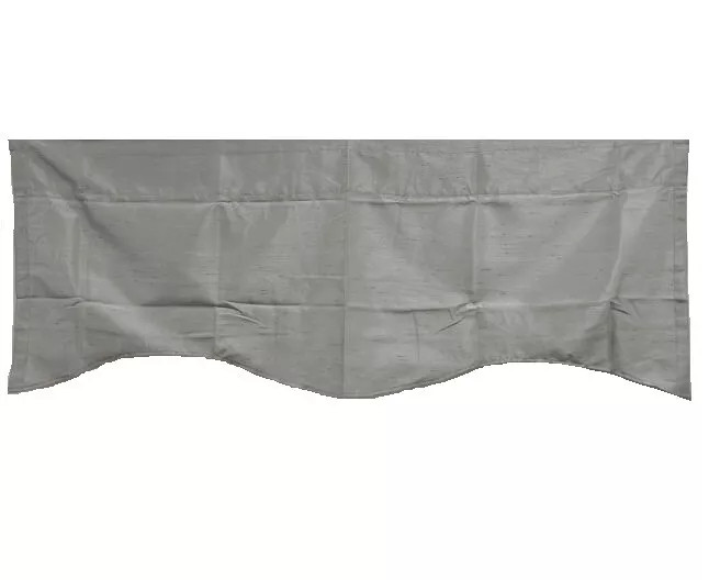 Sun Zero Antique Satin Valance in Harbor 50'' X 20''