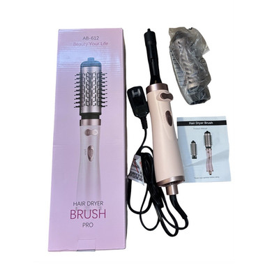 Hot Air Spin Brush Hair Dryer Pink Adjustable Heat Open Box