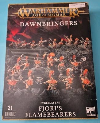 Warhammer AOS Dawnbringers Fyreslayers Fjori's Flamebearers Regiment of Renown 
