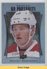 2016-17 Upper Deck UD Portraits Rainbow Green Foil Mikhail Sergachev READ 0v8d