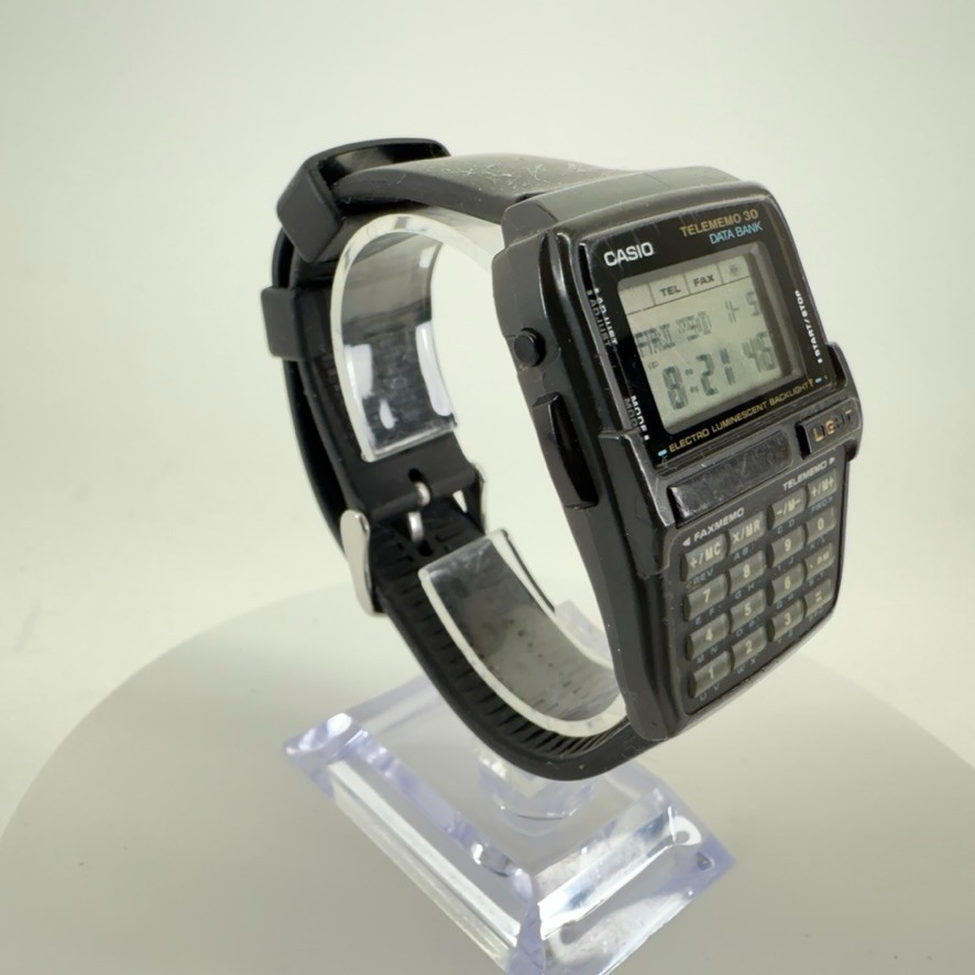 Casio Telememo 30 Data Bank 1253 DBC-30 Men's Watch - FOR PARTS OR REPAIR