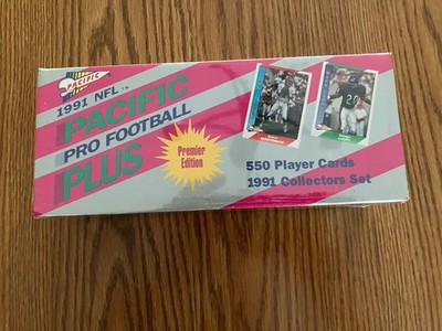 1991 Pacific Pro Football Plus Premier Edition Box 550 Cards Factory Sealed