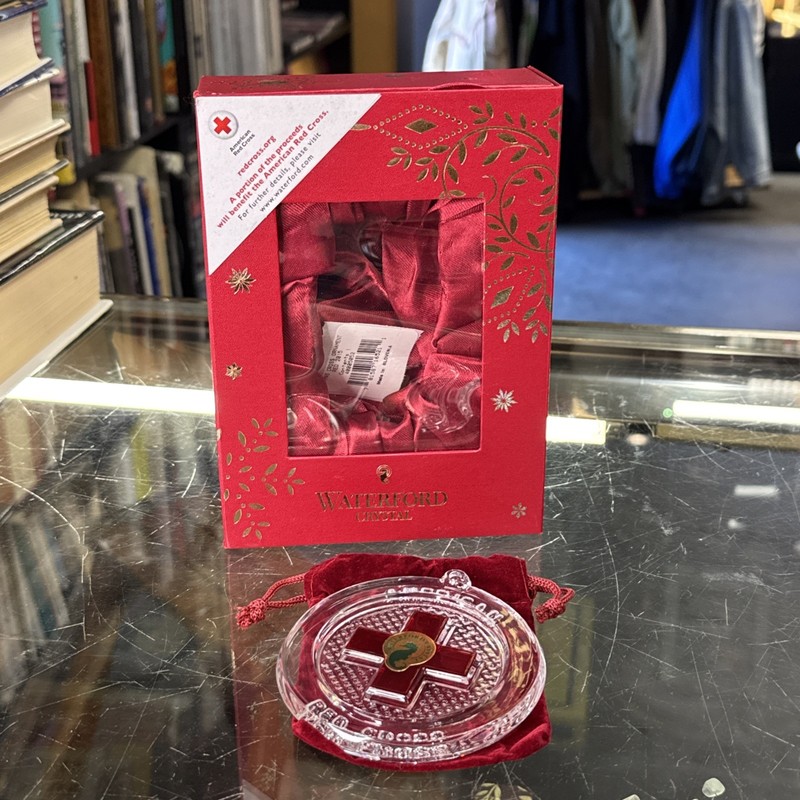 Waterford  American red cross crystal 2015  ornament