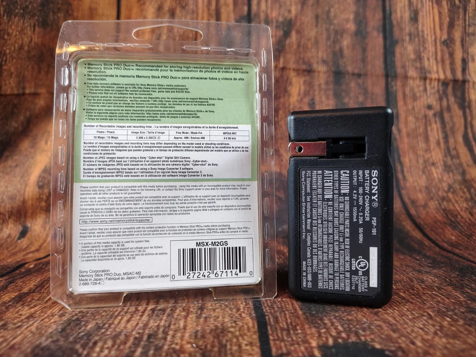 Sony Memory Stick PRO Duo MSX-M2GS 2GB Magic Gate Memory Card (Factory Sealed) - Image 2 of 2