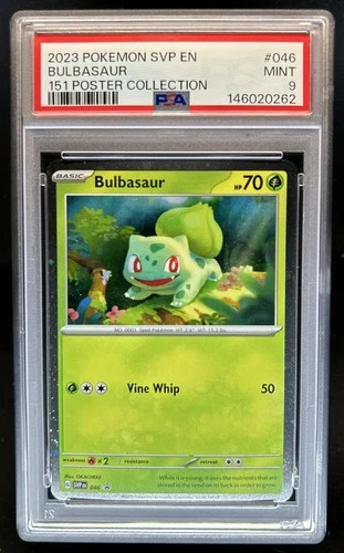 2023-25 Pokemon SV Black Star Promos Bulbasaur #046 PSA 9
