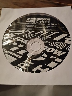 Greyson Chance Waiting Outside The Lines CD (2010) Disc Only