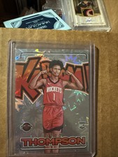 2023 Panini Crown Royale Amen Thompson Kaboom Rookie Clean SSP Case hit Rockets