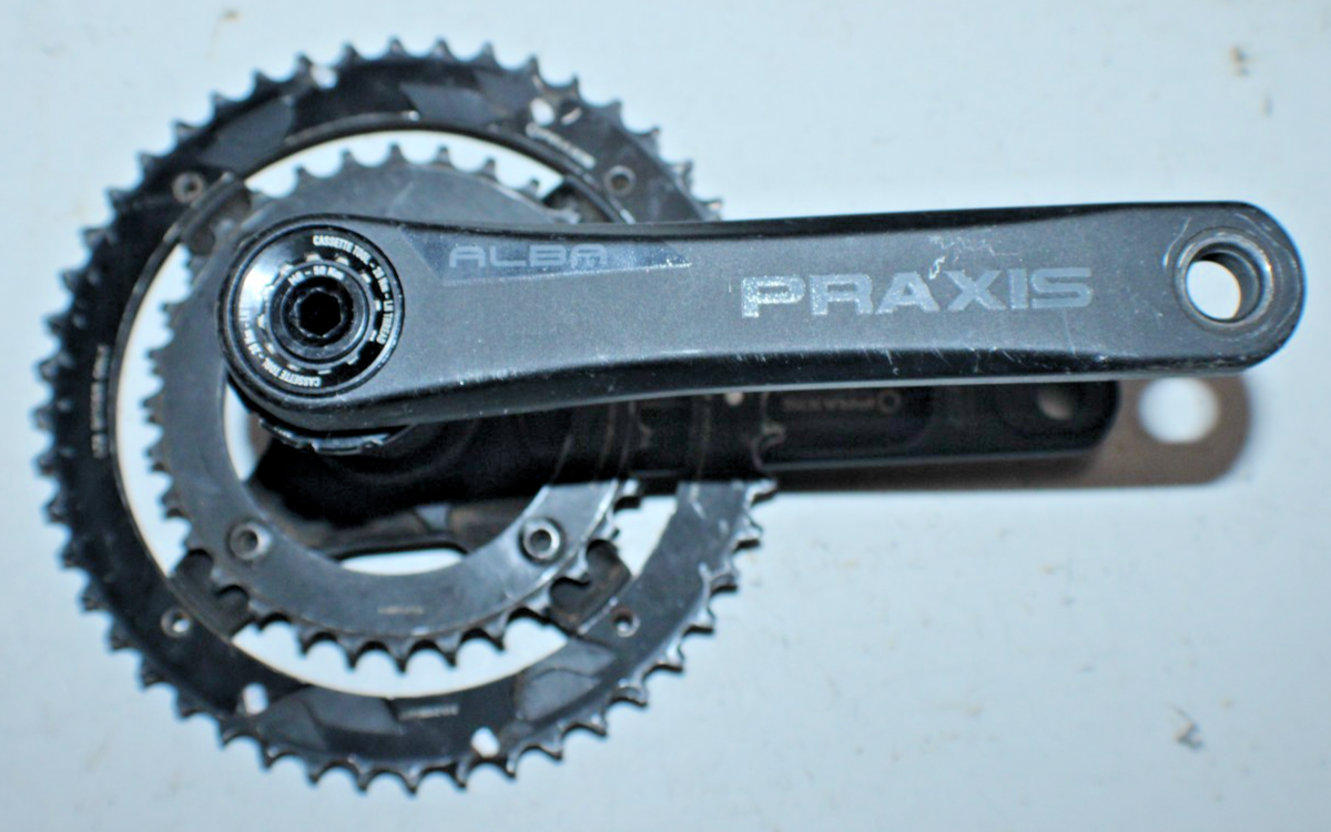 Praxis Alba M30 Double Crank Set &BB Black 172.5mm BCD160/104 ISIS