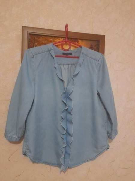 Women Marc O'Polo Shirt Blue Denim 36 / S / 44