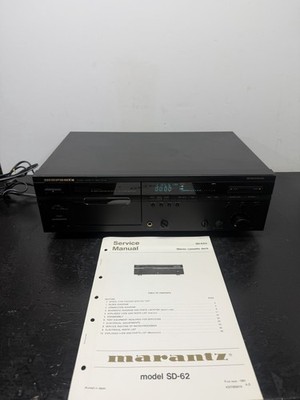 MARANTZ SD-62 | Stereo Cassette Deck - Vintage Fully Tested Original Manual