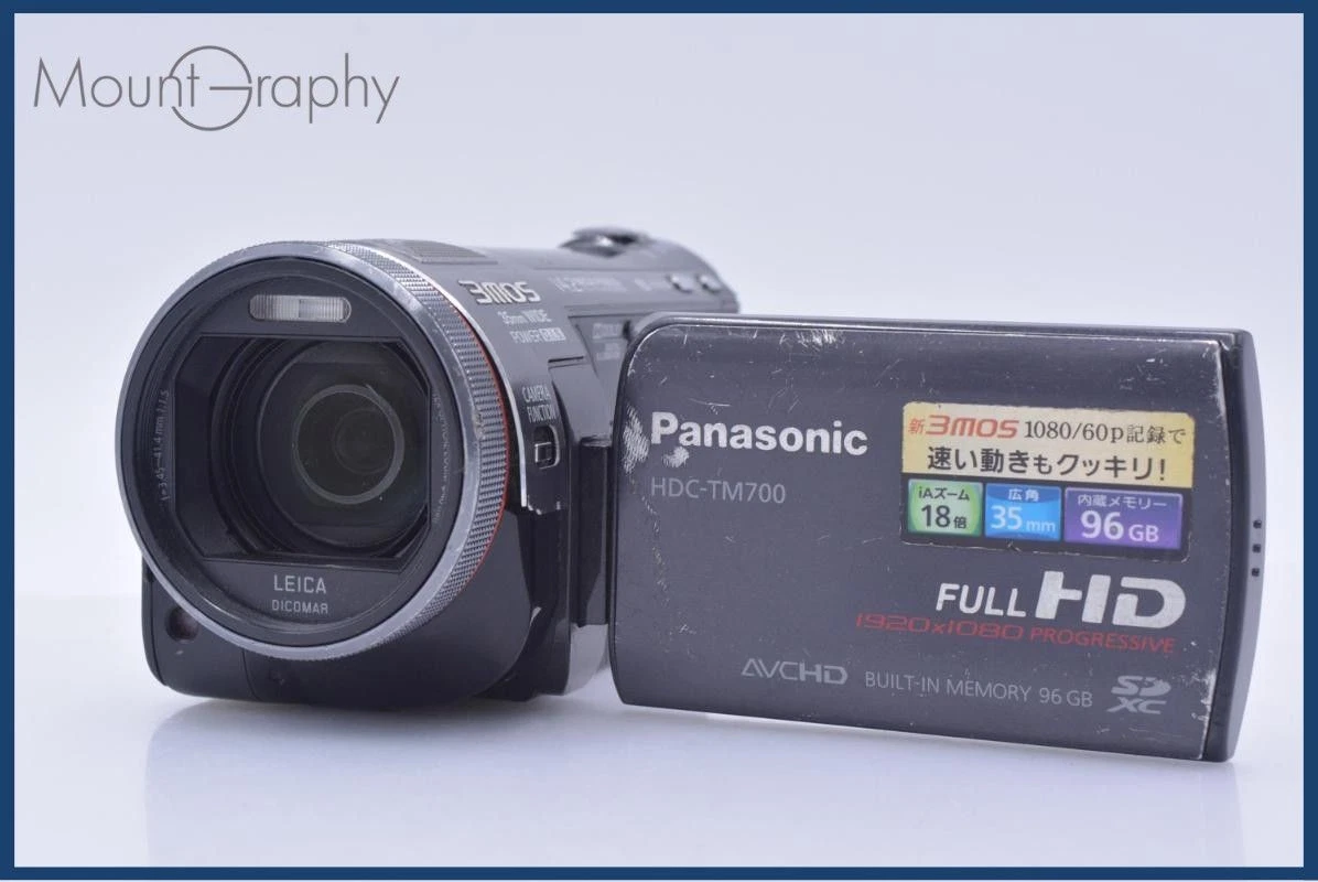 動作品 Panasonic HDC-TM700 3MOS FHD60P 96GB Panasonic Hdc Tm700 for sale - eBay