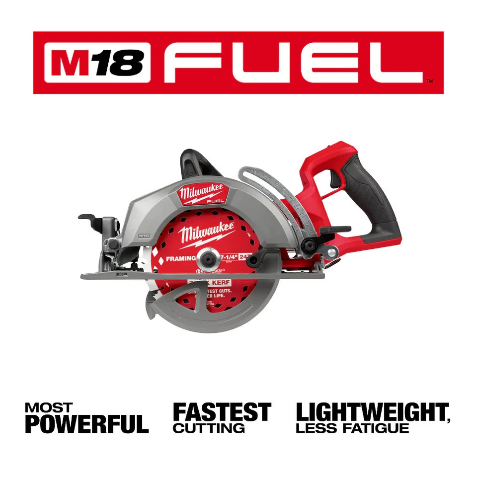 Milwaukee 2930-20 M18 FUEL 18V 7-1/4" Rear Handle Circular Saw - Bare Tool - Image 2 of 4