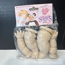 Syndee  s Crafts 1990 Vinyl Heirloom Doll Legs  Arms small new old stock 1990