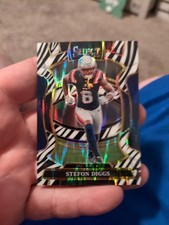 2025 PANINI SELECT STEFON DIGGS #79 ZEBRA CASE HIT! - NEW ENGLAND PATRIOTS #79