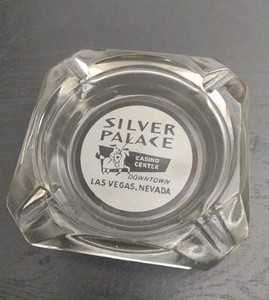 Vintage Nevada Casino Ashtray  Silver Palace. Las Vegas Excellent Condition