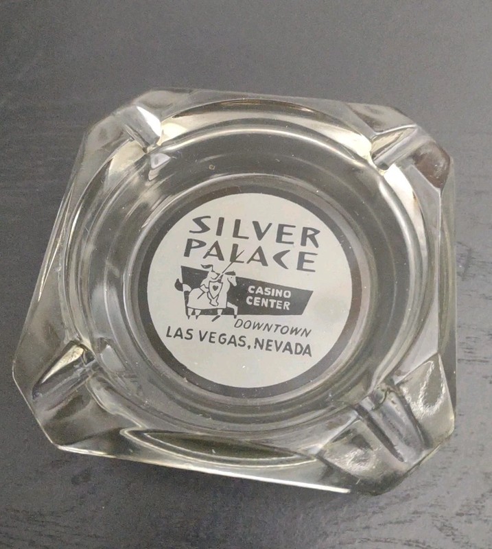 Vintage Nevada Casino Ashtray  Silver Palace. Las Vegas Excellent Condition