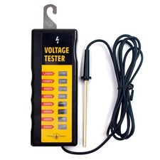 Electric Fence Voltage Tester, Portable Fence Tester, Neon Lights Testing Too...