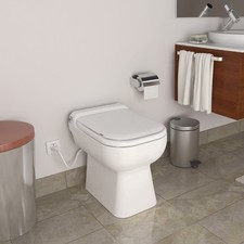 SFA Stand-WC Sanicompact Luxe mit integr. Hebeanlage & Waschbecken Anschluss