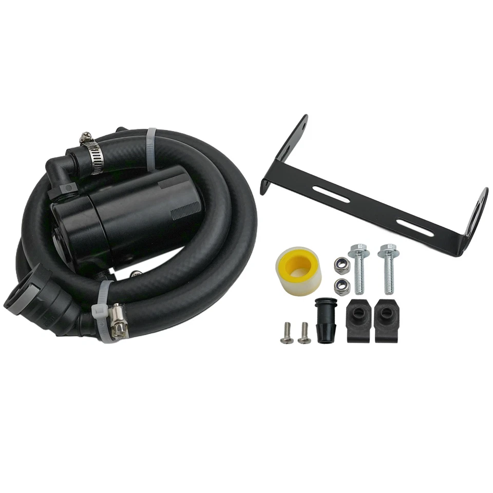 For Ford F150 For Raptor Compatible 3OZ Air Oil Separator and Catch Can Kit - Image 4 of 4
