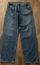 Vintage Mens Levis SilverTab Denim Jeans Size 34x36 (36x36) Loose Baggy Skater