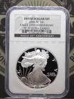 2006 "W" PROOF American *SILVER* Eagle $1 NGC PF70 Ultra Cameo #011 ECC&C, Inc.