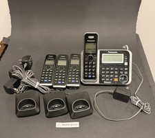 Panasonic KX TG365SK Link to Cell 5 Handsets Bluetooth Dect 6.0 KX TGA680