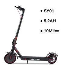 SY01-5.2AH-10miles Electric Scooter 350W Foldable Portable for Daily Commute
