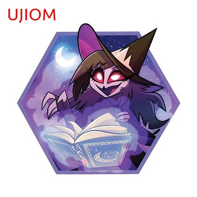 UJIOM Anime Helluva Boss Wall Sticker Personality Creativite Laptop 