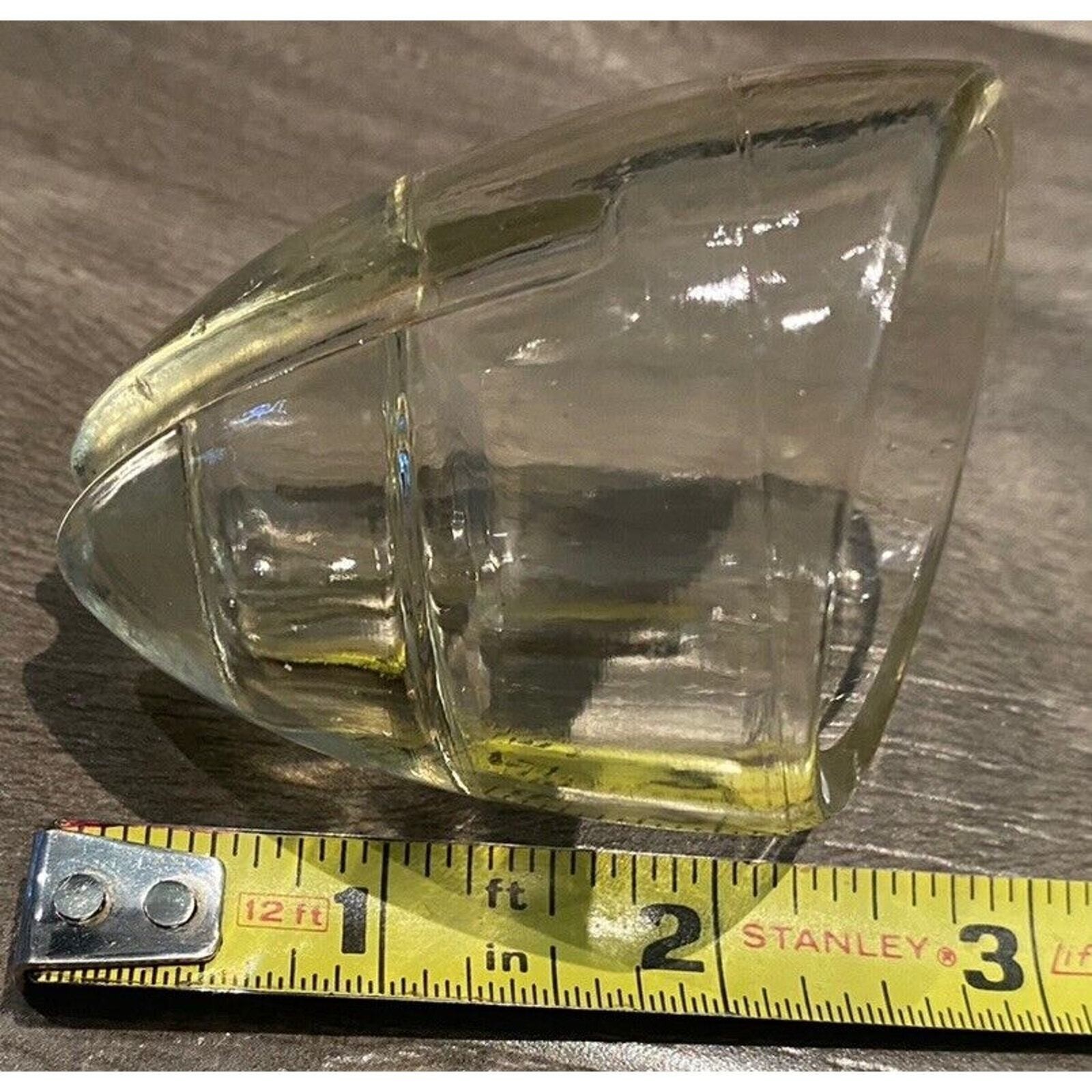 Vtg 1936 Rolls Royce - Ace Cornercroft Glass Beehive Marker Running Signal Lens
