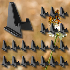 20PCS Black Acrylic Easel Stands-Coin Display Holder for Challenge Coins Medals