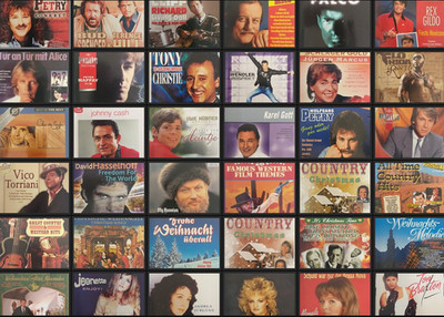 Riesen Musik CD - Sammlung - Alben per Auswahlsystem