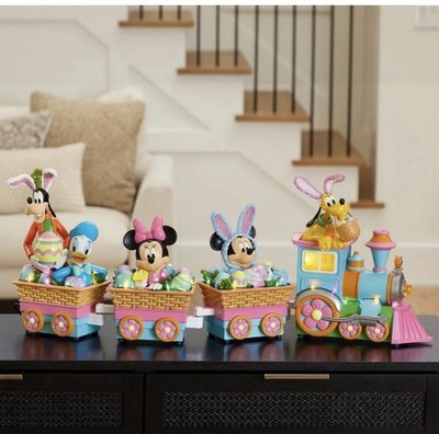 Disney Spring Musical Light-Up Easter Spring Train Set 4-Piece Set