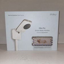 Miku Pro Smart Baby Monitor with Camera, Track Live Breathing with No Wearabl...