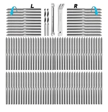 Steel DN Mate 100 Pack T316 Stainless Steel Right&Left Handed  Swag Lag Screws