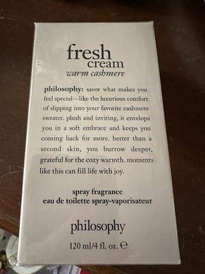 Philosophy Fresh Cream Warm Cashmere Eau De Toilette Spray 2 oz New SEALED BOX