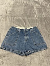 Vintage Women's Gap 5" Blue Denim Jean Shorts Sz 4. 100 Cotton