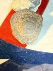 Dug Pre  Civil War 💥 🇺🇸 💣 Crest Horse Rosette W Leatyer PH LA