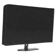 Waterproof Computer Monitor Dust Cover, Black Full Body Cover 21W X 14H X 3.5D