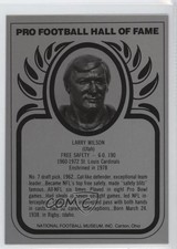 1988-2013 Pro Football Hall of Fame Metallic Larry Wilson HOF 0b5