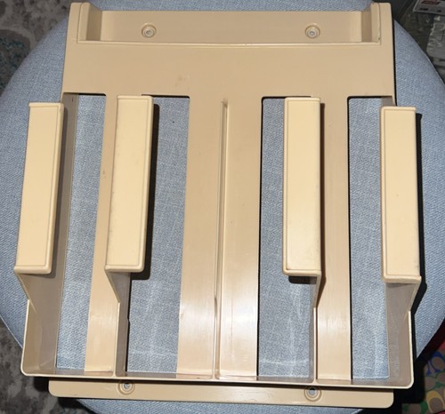 Vtg Rubbermaid WRAP & BAG Organizer Harvest Gold Plastic Foil Box Holder