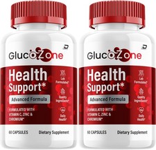(2 Pack) Glucozone Capsules – Gluco Zone All Natural Glycogen Support