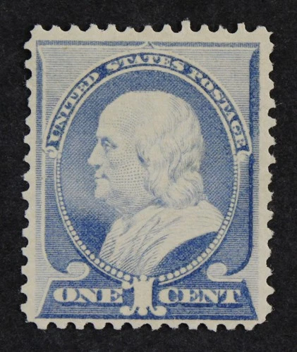 CKStamps: US Stamps Collection Scott#212 1c Franklin Mint H OG