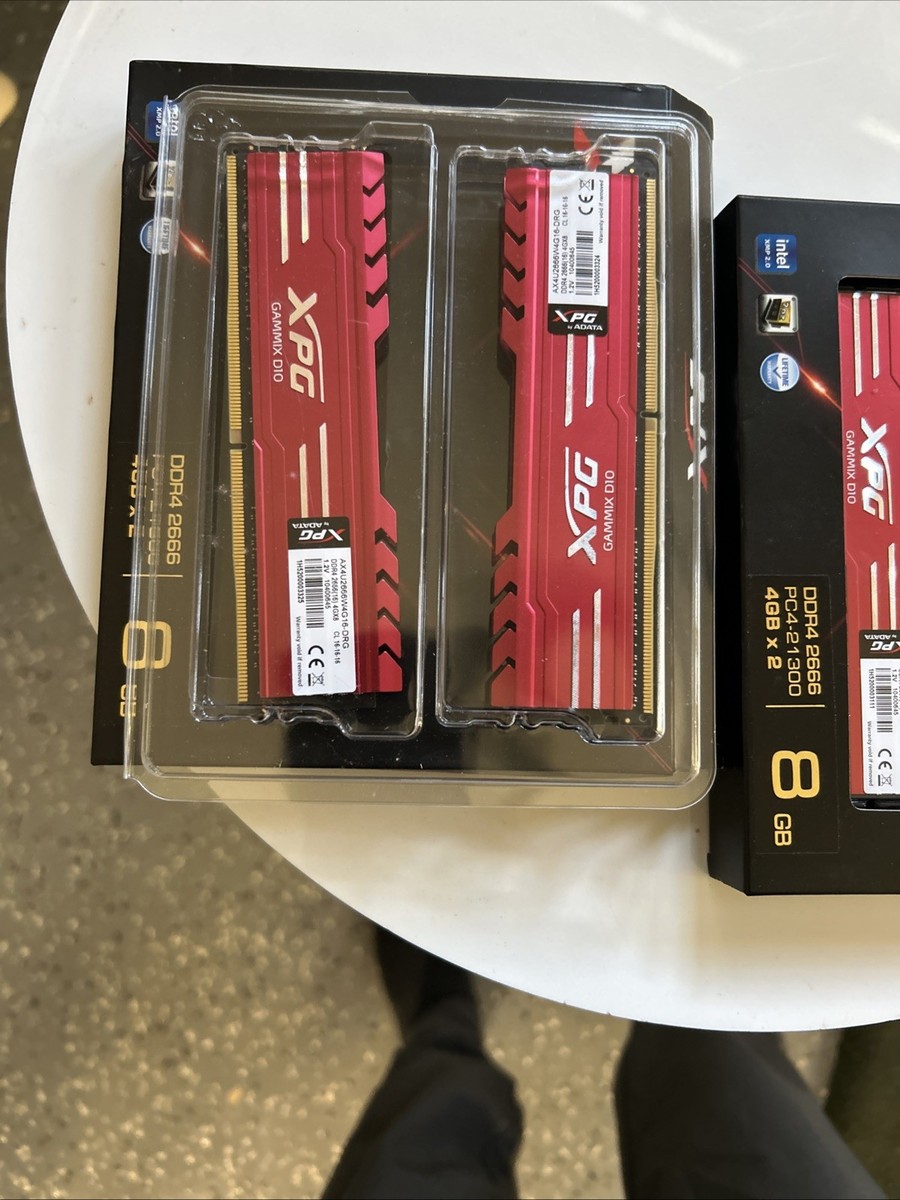 ADATA XPG GAMMIX D10 16GB Kit (2X 8GB) DDR4 3200MHz (PC4-25600