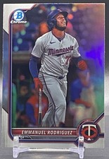 2022 Bowman Draft #BDC-93 Emmanuel Rodriguez Minnesota Twins Chrome Refractor