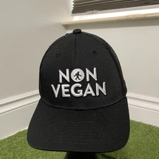 Jack Links Hat Cap Snap Back Black Beef Jerky Non Vegan Trucker NEW NWT